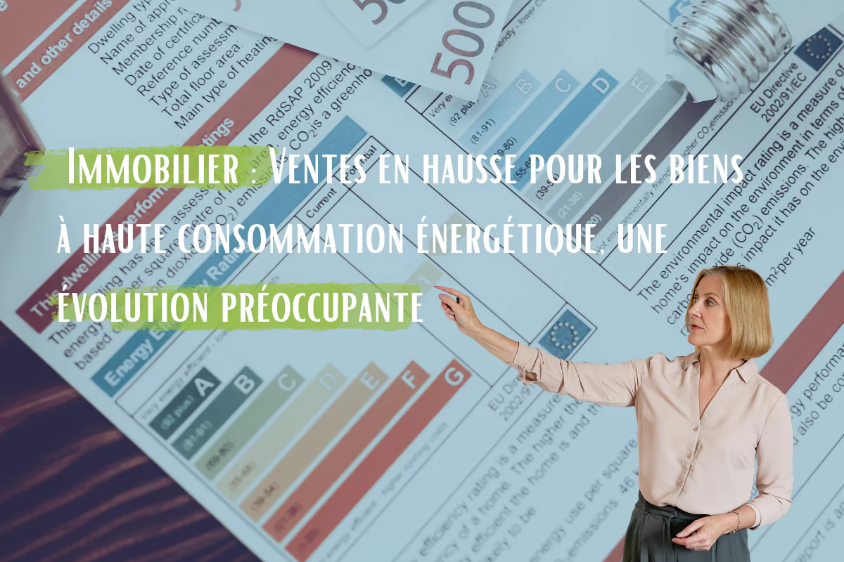 Immobilier : Ventes en hausse pour les biens à haute consommation énergétique, une évolution préoccupante